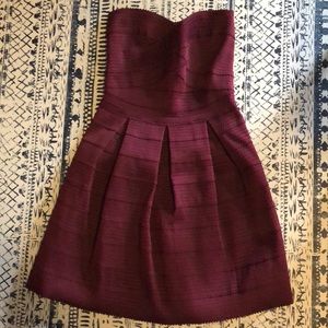 Burgundy Express Cocktail Dress